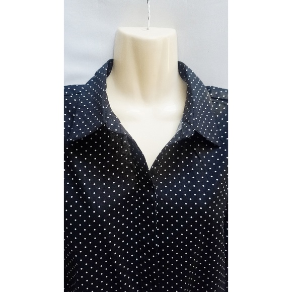 Grand & Greene Black w/White Polka Dot Shirt L - Picture 8 of 8